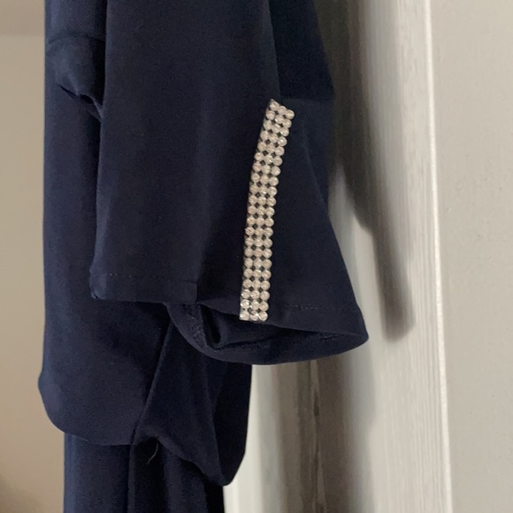 Navy Cocktail Dress - Picture 2 of 4